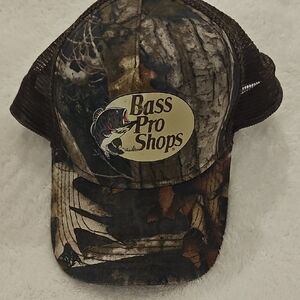 3/$15 🎉 Bass Pro Shops Woodland Camo Mesh Hat